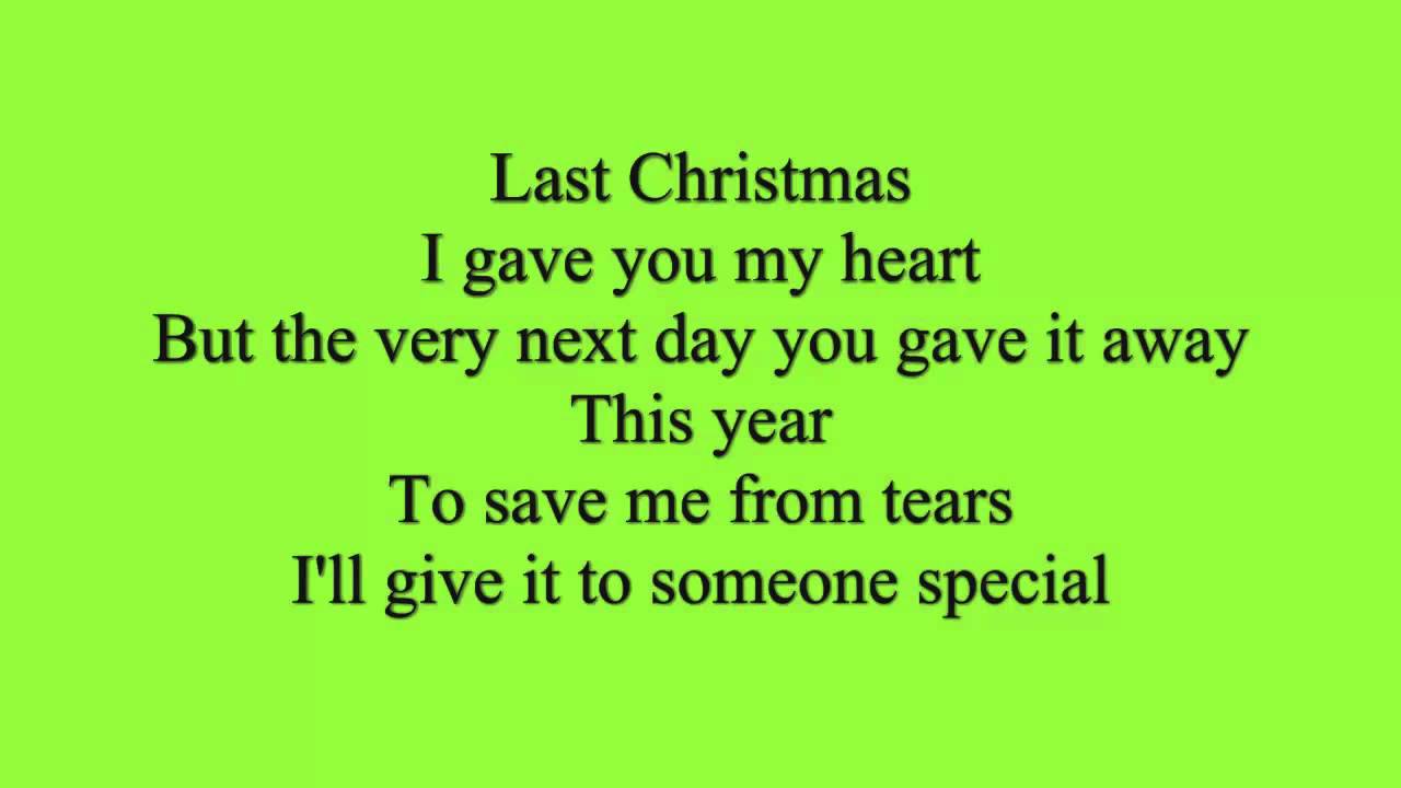 Song Last Christmas