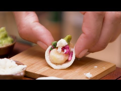 The Tiniest Fish Tacos in the World | Tiny Kitchen