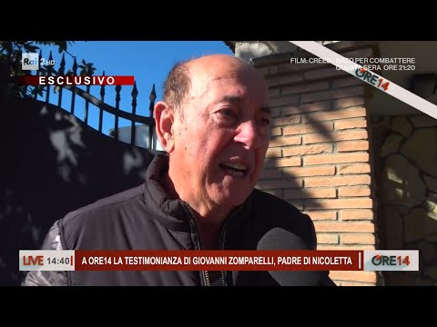 La testimonianza di Giovanni Zomparelli, padre di Nicoletta - Ore 14 del 15/02/2024