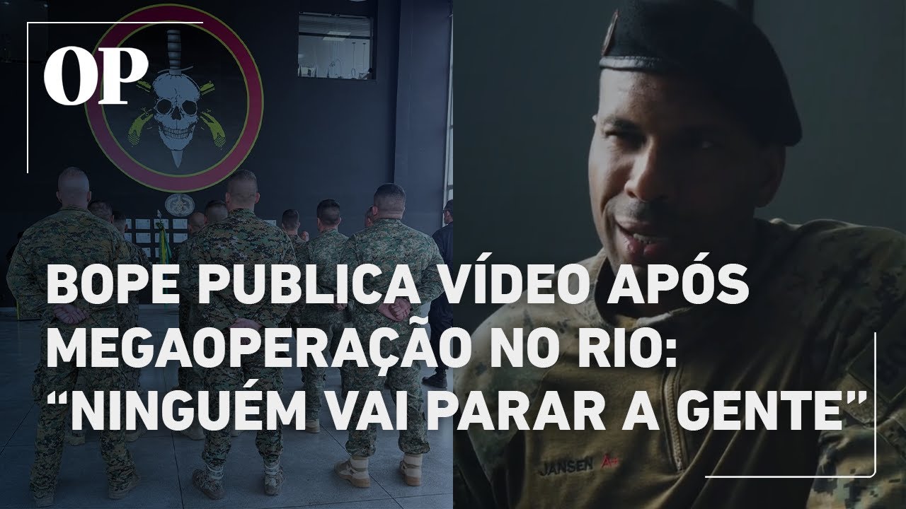 Bope do Rio faz homenagem a policiais mortos em megaoperação e avisa Ninguém vai parar a gente  TV Online Bope do Rio faz homenagem a policiais mortos em megaoperação e avisa Ninguém vai parar a gente