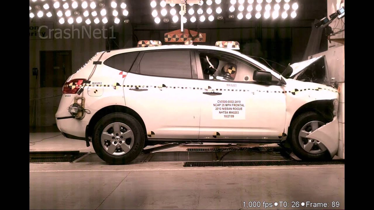 Nissan rogue crash test video #7