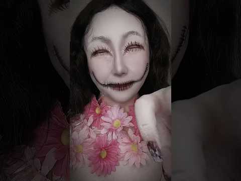 【ハロウィンメイク】チェンソーマン 幽霊の悪魔になる方法【簡単コスプレ】 #cosplay