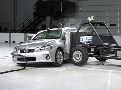 Видео краш-теста Lexus Ct 200h с 2010 года