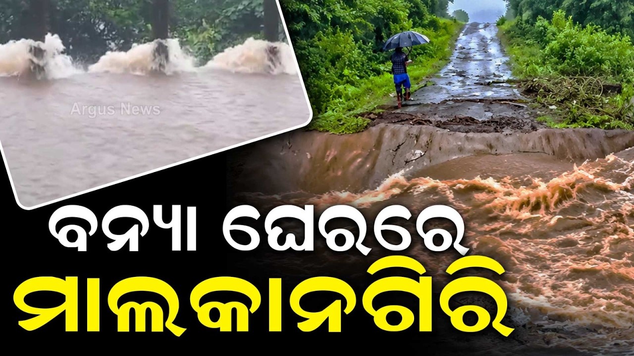 Malkangiri Flood Crisis: Over 1,100 Evacuated, Roads & Bridges Submerged | Argus News
