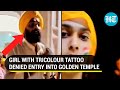 Girl with Tricolour Face Paint Denied Entry into Golden Temple, Sparks Outrage