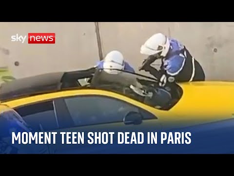 Paris: Teenager shot dead by police during traffic stop
