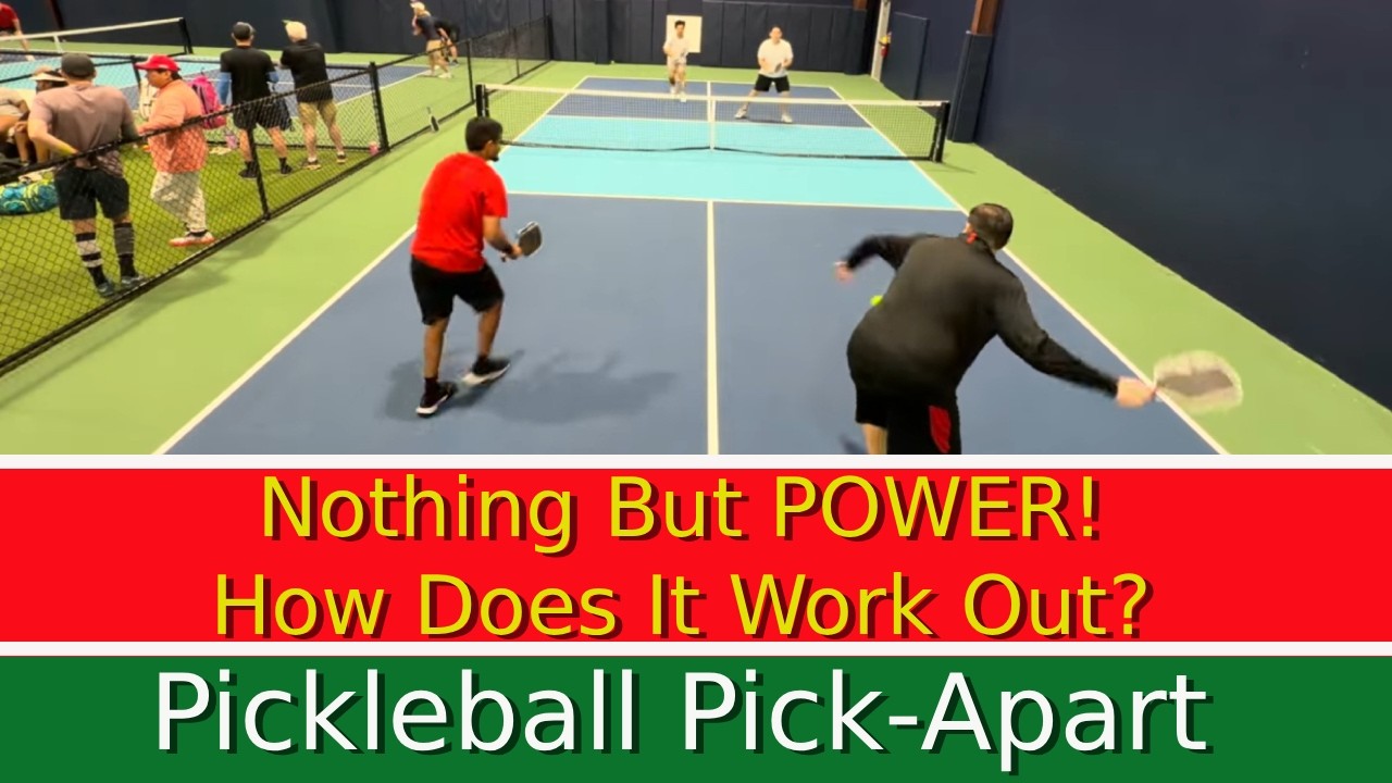 Pickleball Power Trap! Can One Player Smash His Way To Victory?
