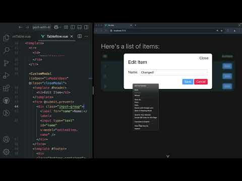 Vue.js Teleport & Transitions: Create Smooth Custom Modals