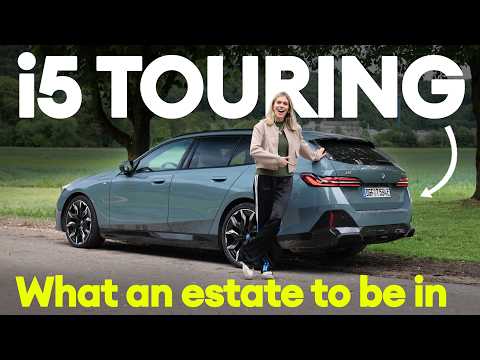 NEW BMW i5 TOURING : Driving the best electric estate in the world ! | Electrifying