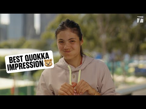 QUOKKA IMPRESSIONS 😂🇦🇺 Emma Raducanu, Elina Rybakina, Andrey Rublev & more give it their best shot!