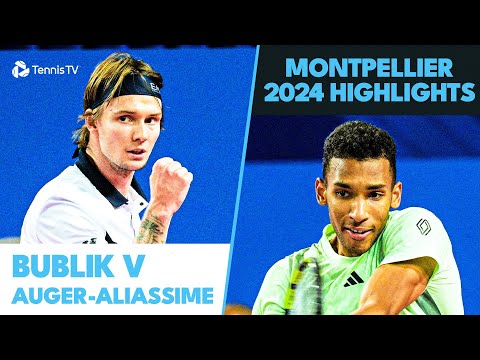 Felix Auger-Aliassime vs Alexander Bublik Highlights 🍿 | Montpellier 2024