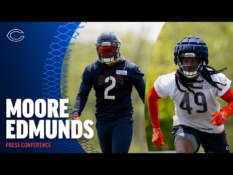 Moore, Edmunds praise the culture at Halas Hall | Chicago Bears video clip
