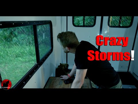 It Gets Crazy Fast! - Severe Thunderstorm in the TOGR "Cabin" - The First Night