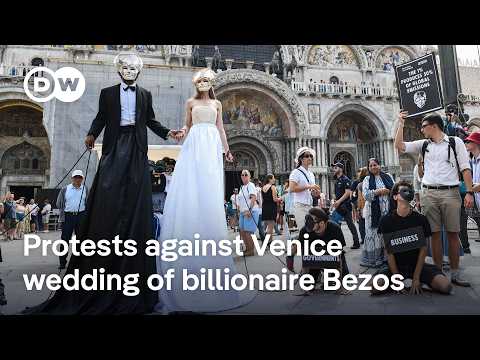 How are Jeff Bezos and his bride dealing with the criticism? | DW News