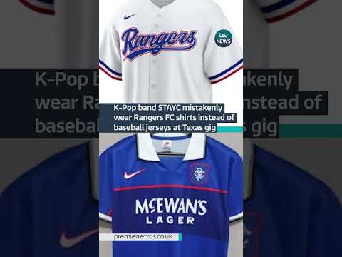 K-Pop band STAYC mistakenly wear Rangers FC shirts instead of baseball jerseys at Texas gig