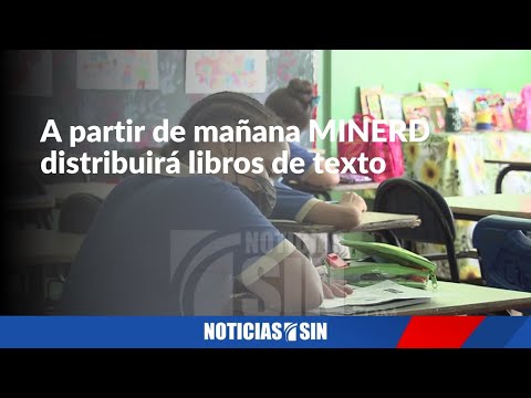 A partir de mañana MINERD distribuirá libros de texto