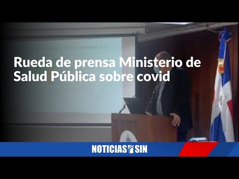 EN VIVO Rueda de prensa de Salud Pública