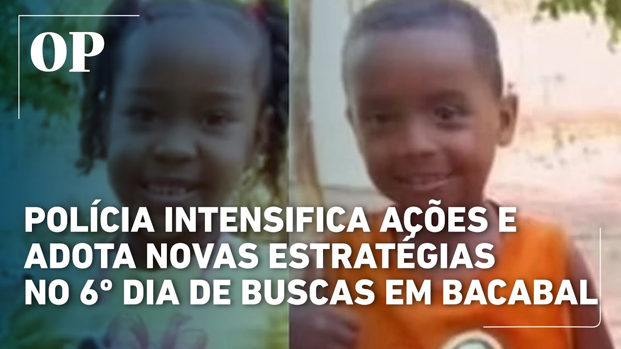 Polícia adota novas estratégias no 6º dia de buscas por crianças desaparecidas em Bacabal