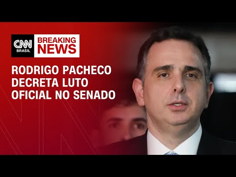 Rodrigo Pacheco decreta luto oficial no Senado | CNN NEWSROOM