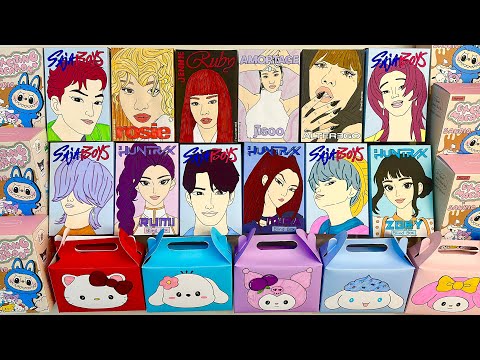 [💸paper diy💸] BLIND BOX - LABUBU, HUNTR/X, SAJA BOYS, SANRIO, BLACKPINK COMPILATION unboxing! | asmr