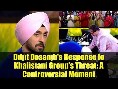 Diljit Dosanjh's Response to Khalistani Group's Threat: A Controversial Moment