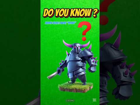 "PEKKA is Not a Robot 😱 | Clash of Clans Shocking Fact" #shorts