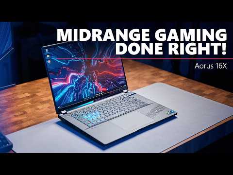 No need for a high-end CPU – Aorus 16X Gaming Laptop Review