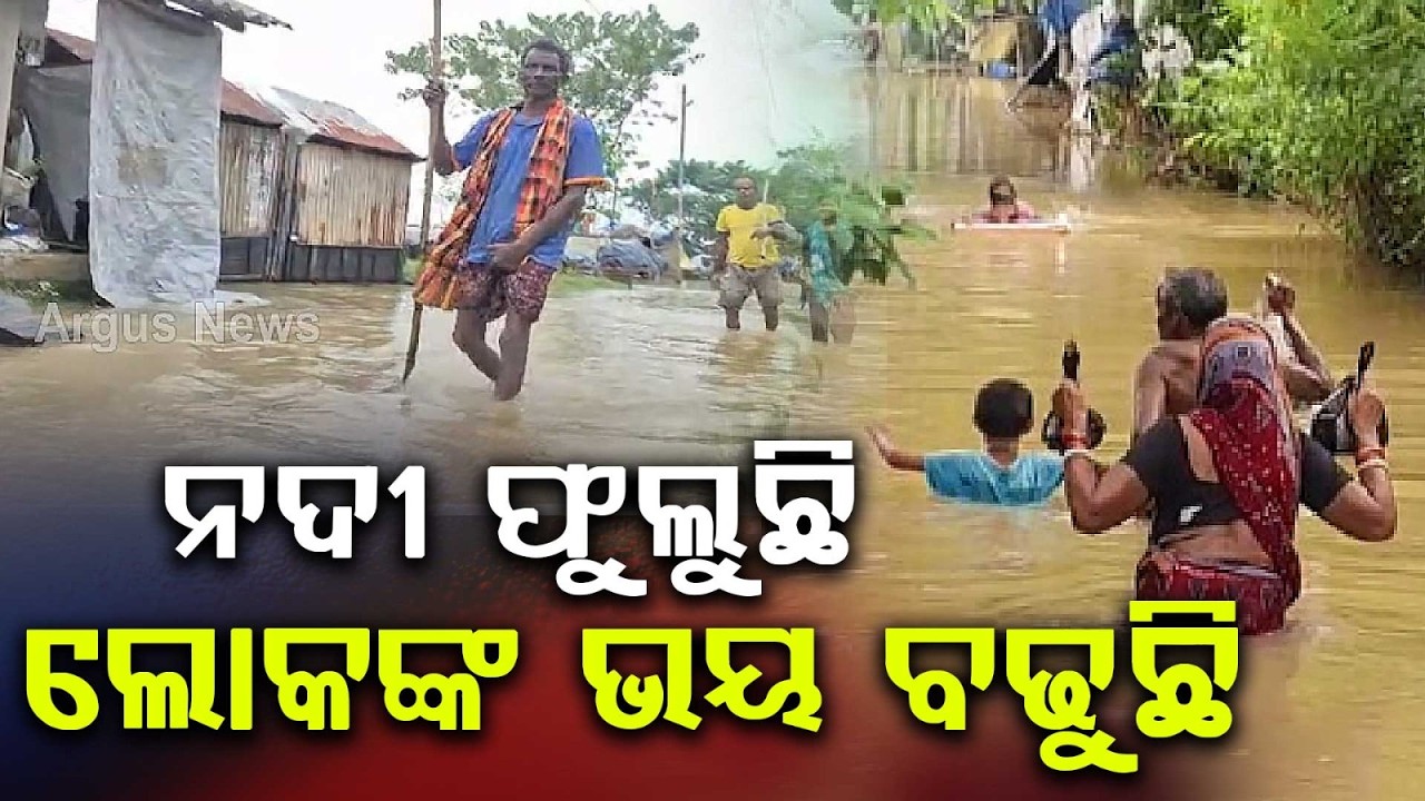 Subarnarekha River Crosses Danger Level at Rajghat, Flood Alert | Argus News