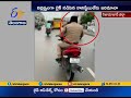 Viral Video: Constable Fined for Cell Phone Driving-Telangana