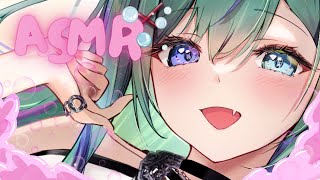 【ASMR  3DIO】Relaxing bubbles and water noises to sleep【Reina Ronronea 