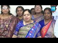 Botsa Jhansi Lakshmi Election Campaign In Visakha |Vizag YSRCP MP Candidate | @SakshiTV - 01:32 min - News - Video