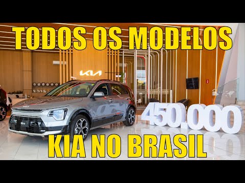 Todos os modelos atuais da Kia no Brasil e breves lançamentos