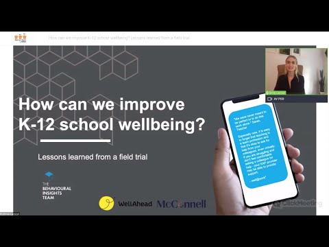 How can we improve K-12 school wellbeing? Lessons learned from a field
trial