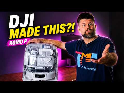 DJI Made a Robot Vacuum?! | DJI ROMO P Review