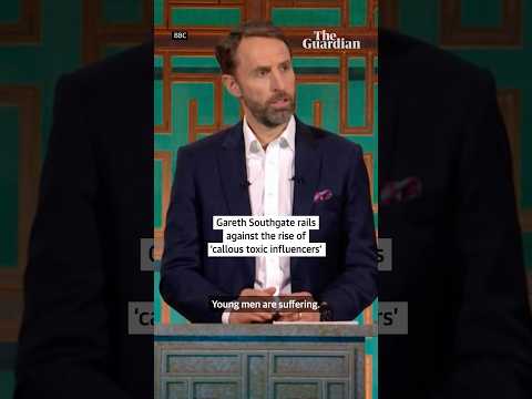 Gareth Southgate: “Young men are suffering” #masculinity #isolation #men