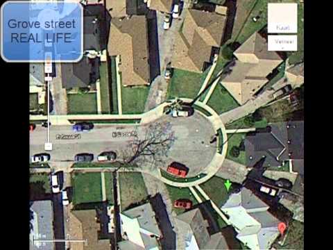 Grove Street In GTA 5 / GTA SA / REAL LIFE - YouTube