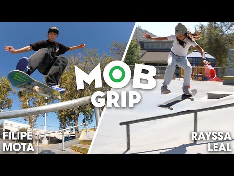 Mobbin' with Rayssa Leal & Filipe Mota | The Future Rides MOB Grip
