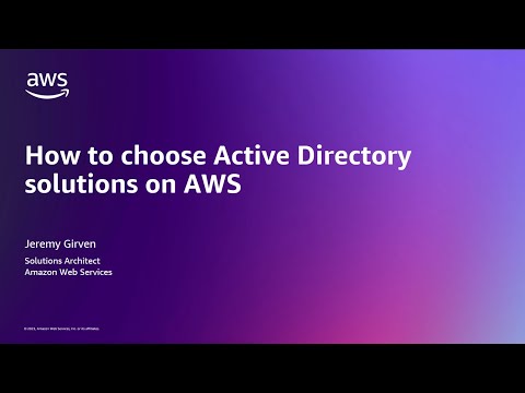 How to choose Active Directory solutions on AWS