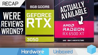 Vido-Test : Radeon RX 6500 XT & GeForce RTX 3050 Review Recap