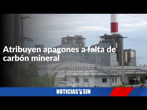 Atribuyen apagones a falta de carbón mineral