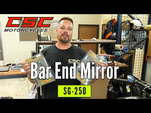 SG250 - Bar End Mirror Install