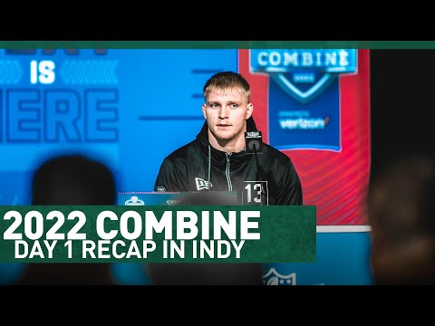 "I Do What I Do For My Team" | 2022 Combine Day 1 Recap | The New York Jets | NFL video clip 