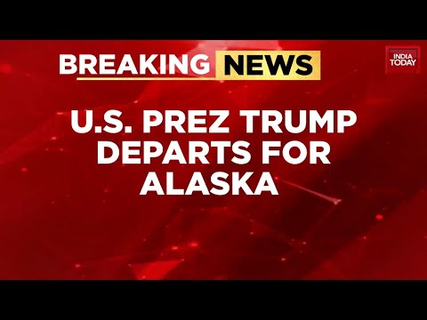 Trump Departs For High-Stakes Alaska Meeting With Russian President Putin | Russia-Ukraine War