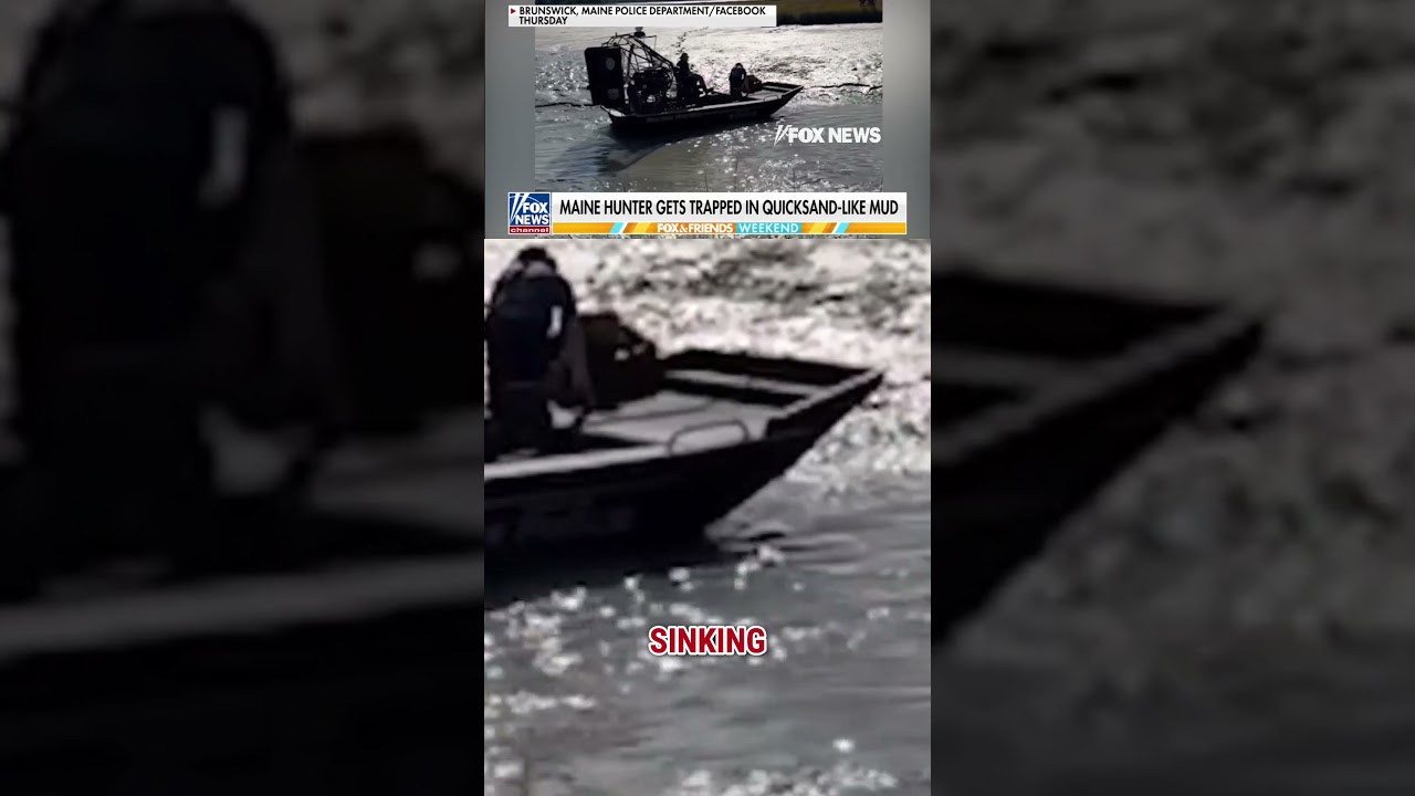 WATCH: Hunter trapped in MUD