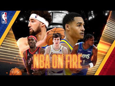 NBA on Fire feat. Pascal Siakam, Anthony Edwards, Austin Reaves & The Golden State Warriors video clip 