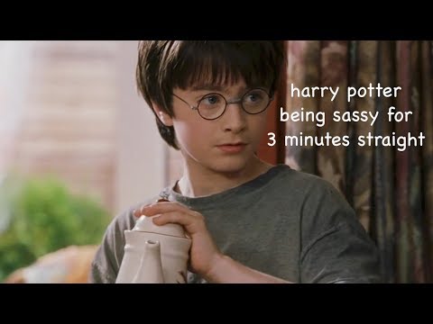 harry potter being sassy for 3 minutes straight