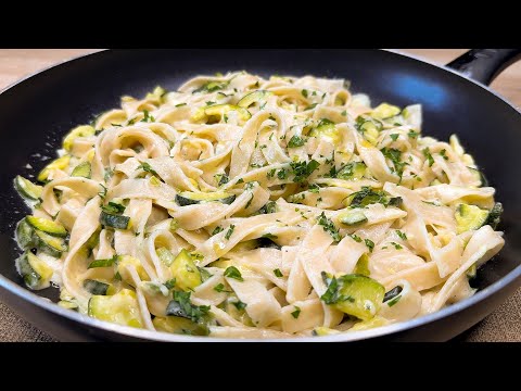 Non ho mai mangiato una pasta così facile e deliziosa! Ricetta pronta in 5 minuti!