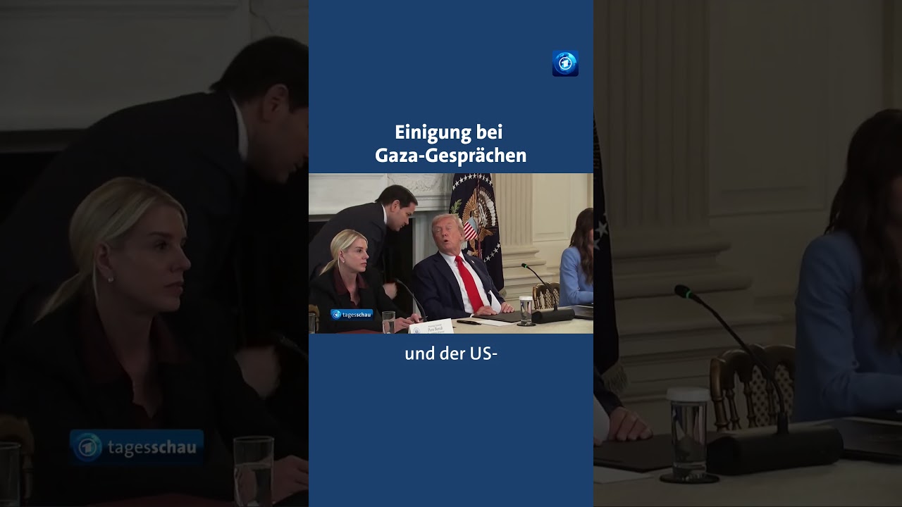 Krieg in Nahost: Einigung bei Gaza-Gesprächen gaza israel nahost tagesschau nachrichten