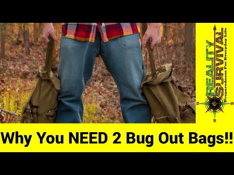 Why You NEED 2 Bug Out Bags!! ~Not What You Think~