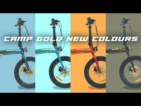 CAMP Gold Foldable Bicycle New Colors | MOBOT BROLL